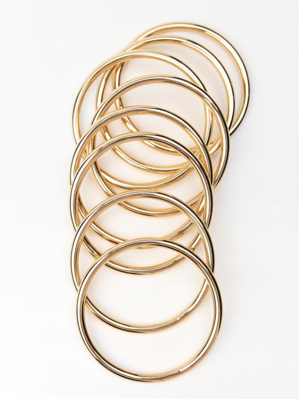 NWT Zara Pack of Metallic Bangles - Picture 3 of 7